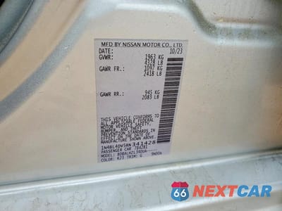 Zdjęcie 12 z 12 samochodu: 2024 NISSAN ALTIMA 2.5 SV VIN:1N4BL4DV5RN341428 - miniatura