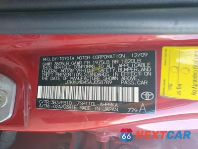 Zdjęcie 13 z 13 samochodu: 2010 SCION XD BASE VIN:JTKKU4B45AJ058789 - miniatura