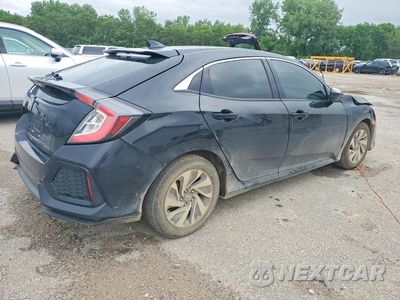 Trzecie zdjęcie samochodu z tyłu: 2018 HONDA CIVIC LX VIN:SHHFK7H27JU238643 - miniatura