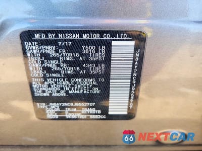 Zdjęcie 12 z 12 samochodu: 2018 NISSAN ARMADA SV VIN:JN8AY2NC9J9552707 - miniatura