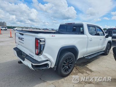 Trzecie zdjęcie samochodu z tyłu: 2021 GMC SIERRA K1500 ELEVATION VIN:1GTU9CET9MZ256294 - miniatura
