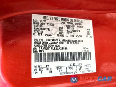 Zdjęcie 13 z 13 samochodu: 2002 FORD EXPEDITION EDDIE BAUER VIN:1FMRU17L82LA29888 - miniatura