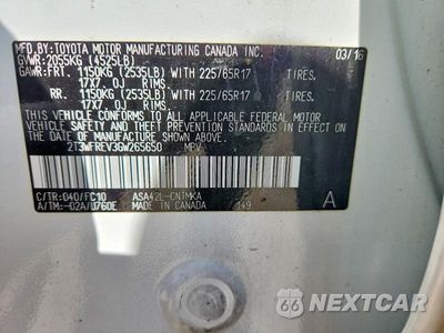 Zdjęcie 13 z 13 samochodu: 2016 TOYOTA RAV4 XLE VIN:2T3WFREV3GW265650 - miniatura