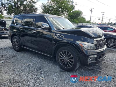 Czwarte zdjęcie samochodu z boku: 2015 INFINITI QX80 BASE VIN:JN8AZ2NE3F9087671 - miniatura