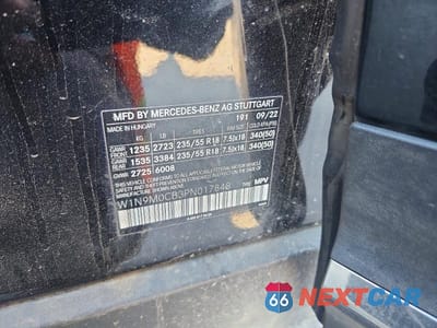 Zdjęcie 14 z 14 samochodu: 2023 MERCEDES-BENZ EQB 250+ VIN:W1N9M0CB3PN017843 - miniatura