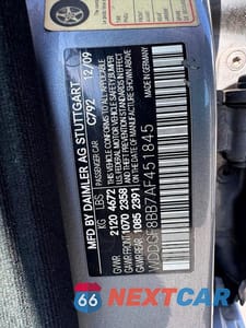 Zdjęcie 9 z 11 samochodu: 2010 MERCEDES-BENZ C 300 4MATIC VIN:WDDGF8BB7AF451845 - miniatura