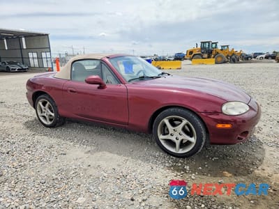 Czwarte zdjęcie samochodu z boku: 2003 MAZDA MX-5 MIATA BASE VIN:JM1NB353230302642 - miniatura