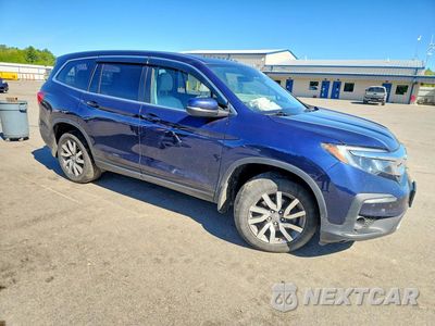 Czwarte zdjęcie samochodu z boku: 2019 HONDA PILOT EXL VIN:5FNYF6H50KB054388 - miniatura