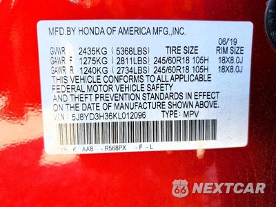 Zdjęcie 13 z 13 samochodu: 2019 ACURA MDX VIN:5J8YD3H36KL012096 - miniatura