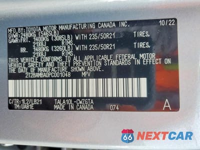 Zdjęcie 13 z 13 samochodu: 2023 LEXUS RX 350 PREMIUM+ VIN:2T2BAMBA0PC001048 - miniatura