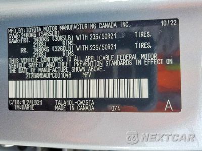 Zdjęcie 13 z 13 samochodu: 2023 LEXUS RX 350 PREMIUM+ VIN:2T2BAMBA0PC001048 - miniatura