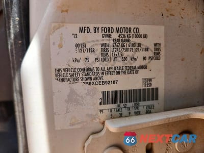 Zdjęcie 12 z 12 samochodu: 2012 FORD F250 SUPER DUTY VIN:1FT7W2B6XCEB92187 - miniatura