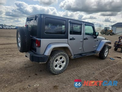 Trzecie zdjęcie samochodu z tyłu: 2013 JEEP WRANGLER UNLIMITED SAHARA VIN:1C4BJWEG3DL635829 - miniatura