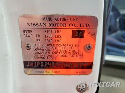 Zdjęcie 12 z 12 samochodu: 1984 DATSUN 200SX VIN:JN1PS24S8EW661587 - miniatura