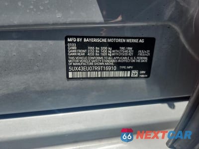 Zdjęcie 13 z 13 samochodu: 2024 BMW X5 XDRIVE50E VIN:5UX43EU07R9T16910 - miniatura