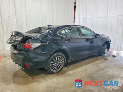 Trzecie zdjęcie samochodu z tyłu: 2018 ACURA TLX TECH VIN:19UUB3F50JA802139 - miniatura