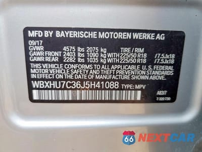 Zdjęcie 12 z 12 samochodu: 2018 BMW X1 SDRIVE28I VIN:WBXHU7C36J5H41088 - miniatura