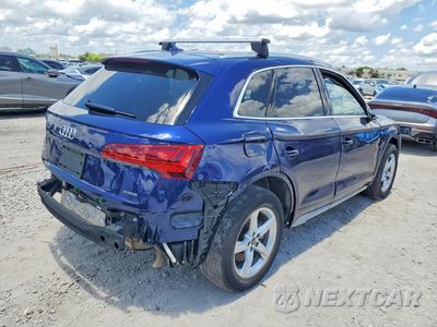 Trzecie zdjęcie samochodu z tyłu: 2021 AUDI Q5 PREMIUM VIN:WA1AAAFY4M2102863 - miniatura