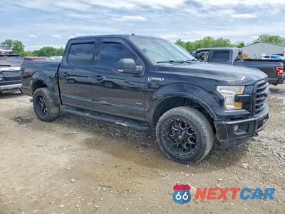 Czwarte zdjęcie samochodu z boku: 2016 FORD F150 SUPERCREW VIN:1FTEW1EG5GFA10515 - miniatura