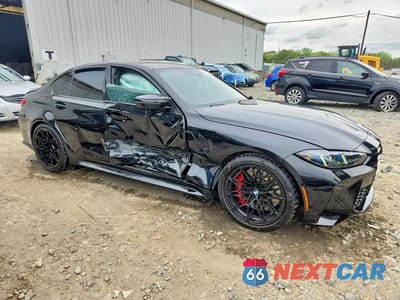 Czwarte zdjęcie samochodu z boku: 2026 BMW M3 COMPETITION VIN:WBS33HJ01TFW06757 - miniatura