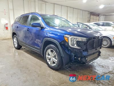 Czwarte zdjęcie samochodu z boku: 2022 GMC TERRAIN SLE VIN:3GKALTEV3NL139880 - miniatura