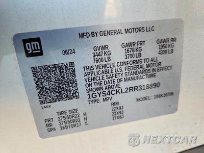 Zdjęcie 14 z 14 samochodu: 2024 CADILLAC ESCALADE PREMIUM LUXURY VIN:1GYS4CKL2RR318890 - miniatura