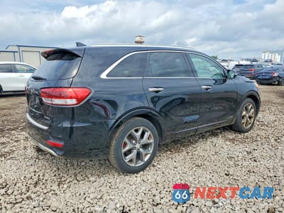 Trzecie zdjęcie samochodu z tyłu: 2017 KIA SORENTO SX V6 VIN:5XYPKDA54HG338145 - miniatura