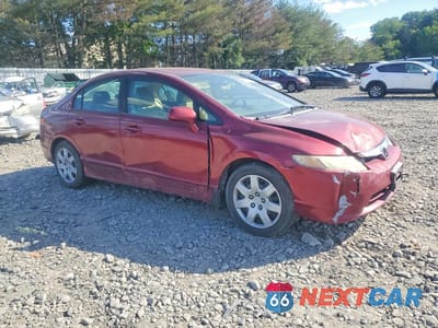 Czwarte zdjęcie samochodu z boku: 2006 HONDA CIVIC LX VIN:1HGFA16506L057971 - miniatura