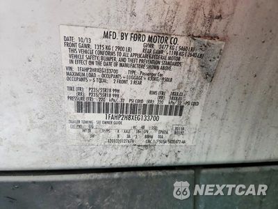 Zdjęcie 12 z 12 samochodu: 2014 FORD TAURUS SEL VIN:1FAHP2H8XEG133700 - miniatura
