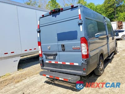 Trzecie zdjęcie samochodu z tyłu: 2020 RAM PROMASTER 3500 CARGO ** R & D * CLN TITLE * PRI FLEET ** VIN:3C6URVJGXLE145016 - miniatura
