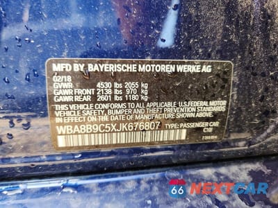 Zdjęcie 12 z 12 samochodu: 2018 BMW 330 I VIN:WBA8B9C5XJK676807 - miniatura