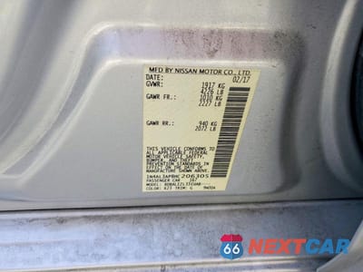 Zdjęcie 12 z 12 samochodu: 2017 NISSAN ALTIMA 2.5 SV VIN:1N4AL3AP8HC206305 - miniatura