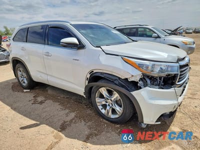 Czwarte zdjęcie samochodu z boku: 2015 TOYOTA HIGHLANDER HYBRID LIMITED PLATINUM VIN:5TDDCRFH3FS008786 - miniatura