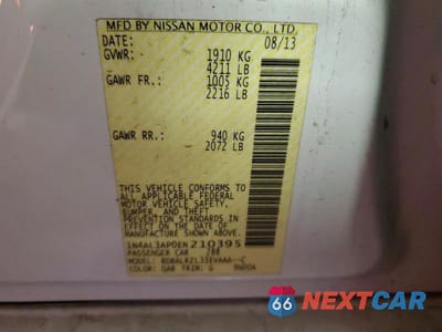 Zdjęcie 12 z 12 samochodu: 2014 NISSAN ALTIMA 2.5 S VIN:1N4AL3AP0EN210395 - miniatura