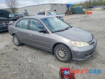 Czwarte zdjęcie samochodu z boku: 2005 HONDA CIVIC LX VIN:2HGES16575H598598 - miniatura