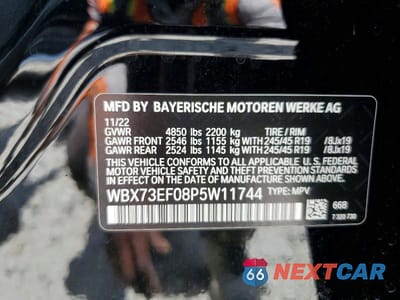 Zdjęcie 13 z 13 samochodu: 2023 BMW X1 VIN:WBX73EF08P5W11744 - miniatura