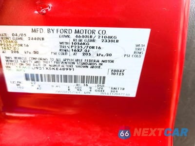 Zdjęcie 14 z 14 samochodu: 2005 FORD ESCAPE VIN:1FMCU931X5KE48991 - miniatura