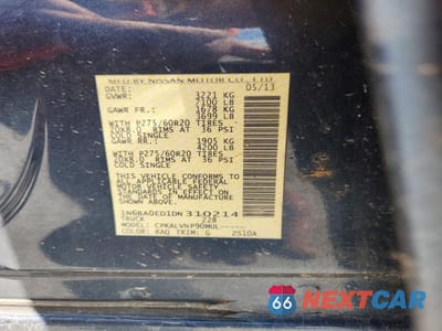 Zdjęcie 12 z 12 samochodu: 2013 NISSAN TITAN SV VIN:1N6BA0ED1DN310214 - miniatura