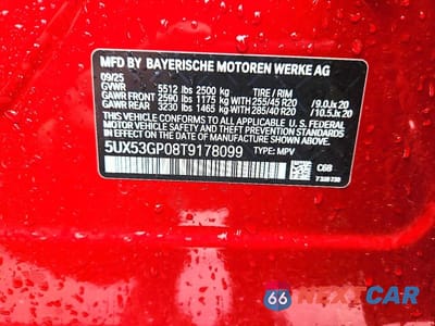 Zdjęcie 13 z 13 samochodu: 2026 BMW X3 30 XDRIVE VIN:5UX53GP08T9178099 - miniatura