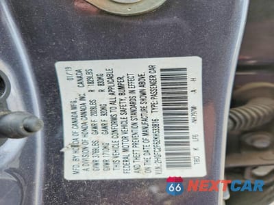 Zdjęcie 12 z 12 samochodu: 2019 HONDA CIVIC LX VIN:2HGFC2F62KH533816 - miniatura