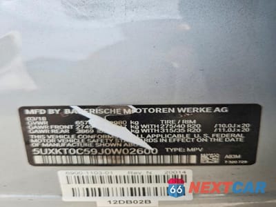 Zdjęcie 13 z 13 samochodu: 2018 BMW X5 XDR40E VIN:5UXKT0C59J0W02600 - miniatura