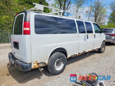 Trzecie zdjęcie samochodu z tyłu: 2007 CHEVROLET EXPRESS G2500 VIN:1GCGG29VX71158953 - miniatura