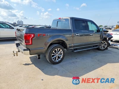 Trzecie zdjęcie samochodu z tyłu: 2017 FORD F150 SUPERCREW VIN:1FTEW1EG0HKE22091 - miniatura