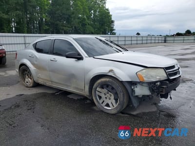 Czwarte zdjęcie samochodu z boku: 2012 DODGE AVENGER SE VIN:1C3CDZAB5CN220445 - miniatura