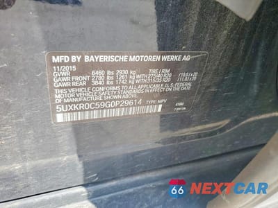 Zdjęcie 12 z 12 samochodu: 2016 BMW X5 XDRIVE35I VIN:5UXKR0C59G0P29614 - miniatura