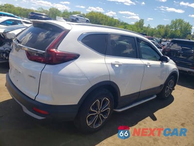 Trzecie zdjęcie samochodu z tyłu: 2022 HONDA CR-V EX VIN:2HKRW2H57NH607654 - miniatura