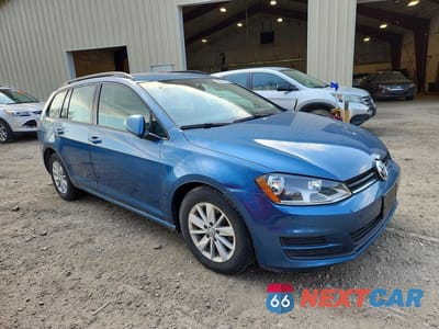 Czwarte zdjęcie samochodu z boku: 2016 VOLKSWAGEN GOLF SPORTWAGEN S VIN:3VWA17AUXGM518214 - miniatura
