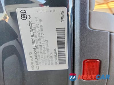 Zdjęcie 12 z 12 samochodu: 2020 AUDI A4 PREMIUM VIN:WAUGMBF43LN010857 - miniatura