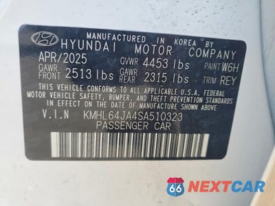 Zdjęcie 12 z 12 samochodu: 2025 HYUNDAI SONATA SEL VIN:KMHL64JA4SA510323 - miniatura