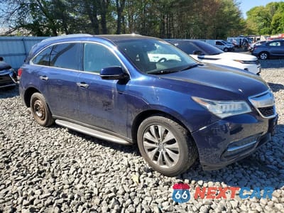 Czwarte zdjęcie samochodu z boku: 2015 ACURA MDX TECHNOLOGY VIN:5FRYD4H4XFB001350 - miniatura